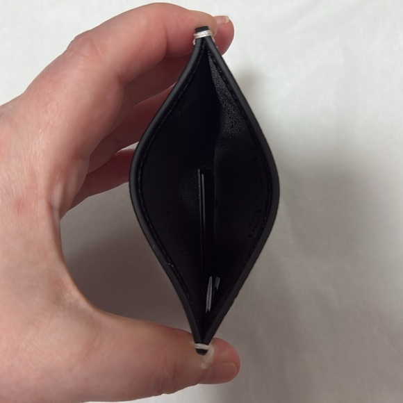 NWT Kate Spade Madison Color-block Small Slim Card Holder in Platinum Grey/Cream - Picture 8 of 8